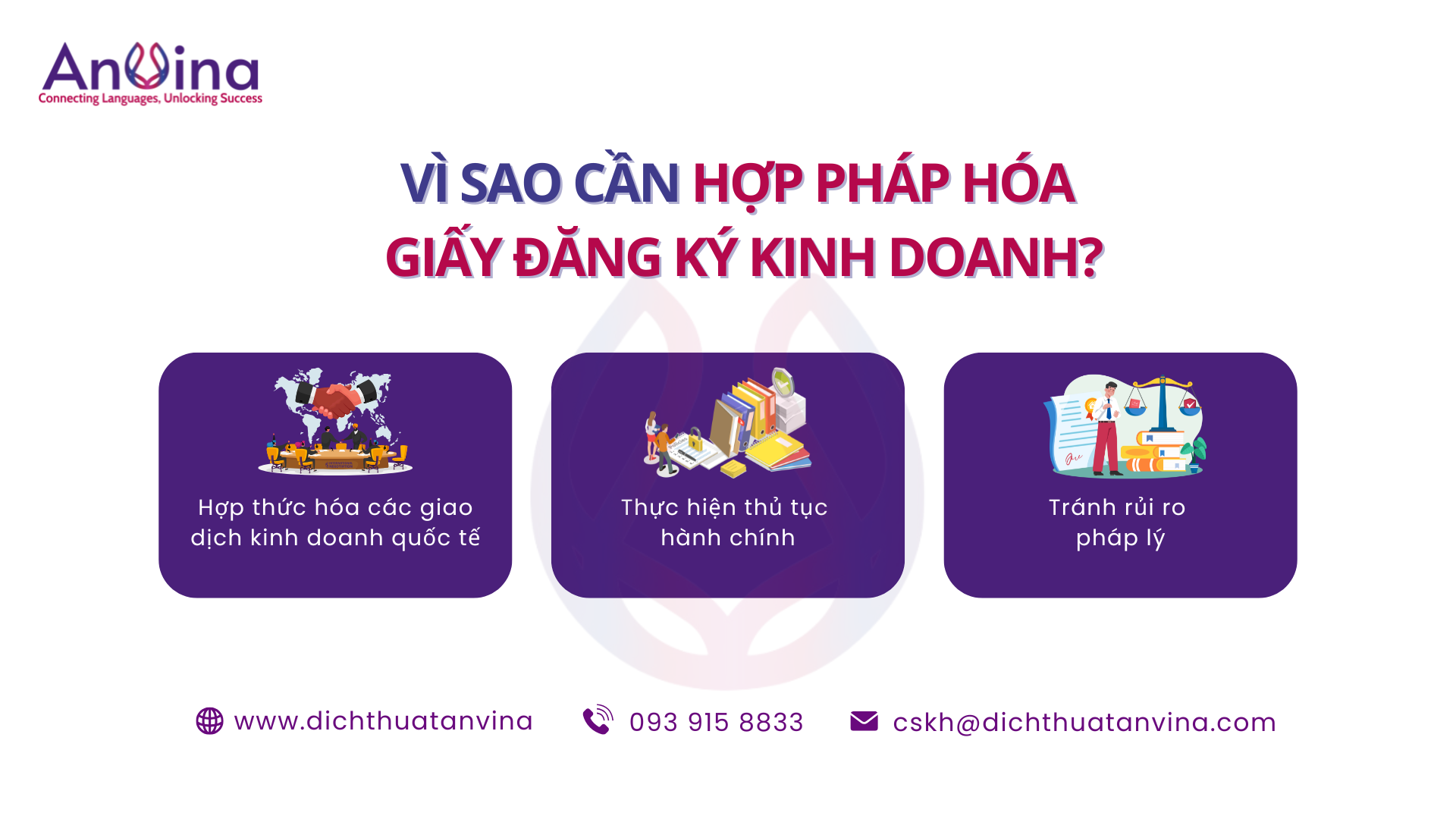 Vì sao cần hợp pháp hóa giấy đăng ký kinh doanh?