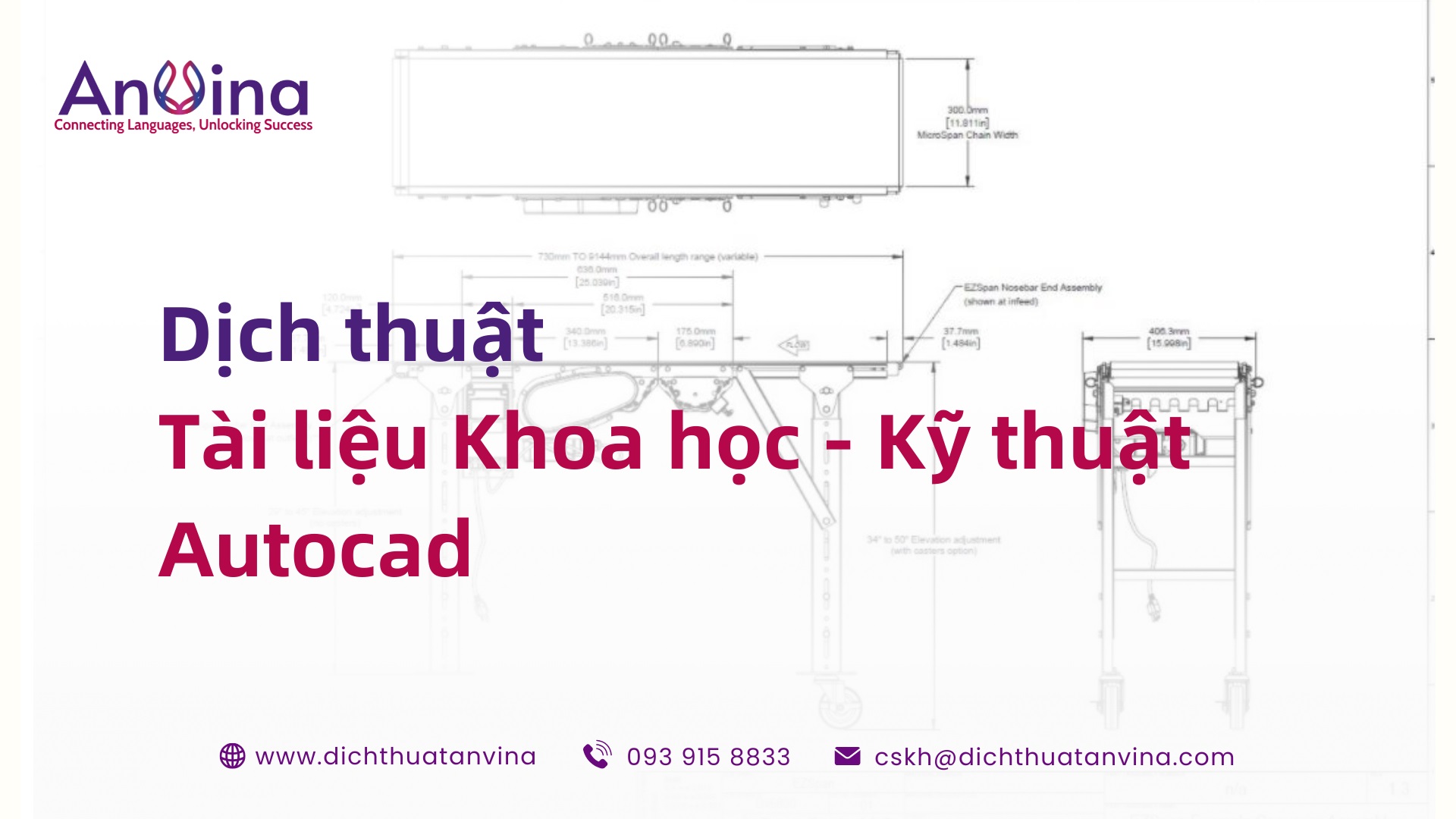 Dịch bản vẽ kỹ thuật (autocad)