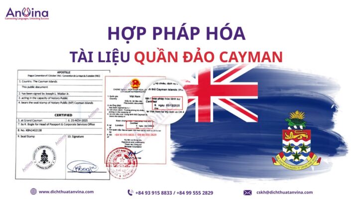 Hợp pháp hóa lãnh sự Quần Đảo Cayman