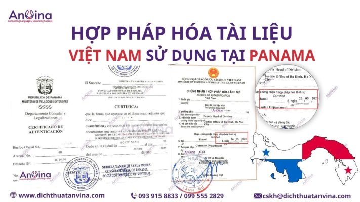Hợp pháp hóa lãnh sự tài liệu Việt Nam đi Pannama